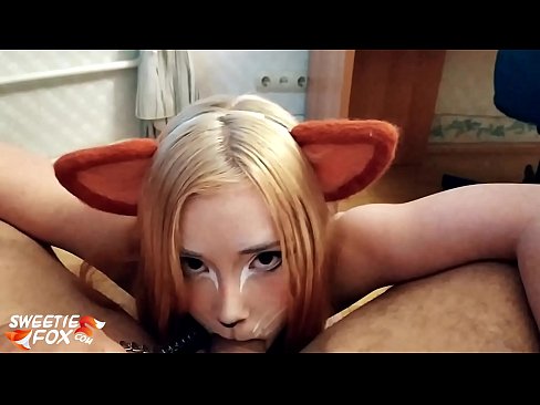 ❤️ Kitsune 吞下 迪克 和 暨 在 她的 嘴 ❤️ 他媽的視頻 在我們 ️❤